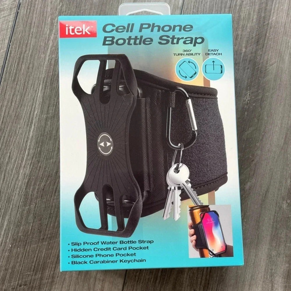 iTek Cell Phone Water Bottle Strap - Picture 2 of 3